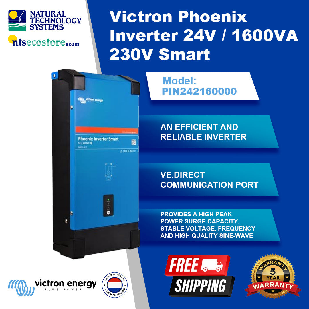Victron Phoenix Inverter 24V/1600VA 230V Smart (PIN242160000)