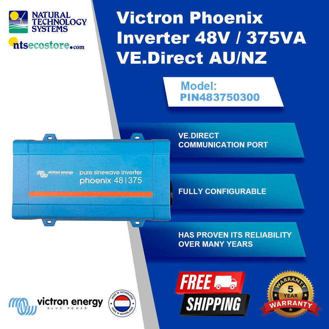 Victron Phoenix Inverter 48V/375VA VE.Direct AU/NZ PIN483750300