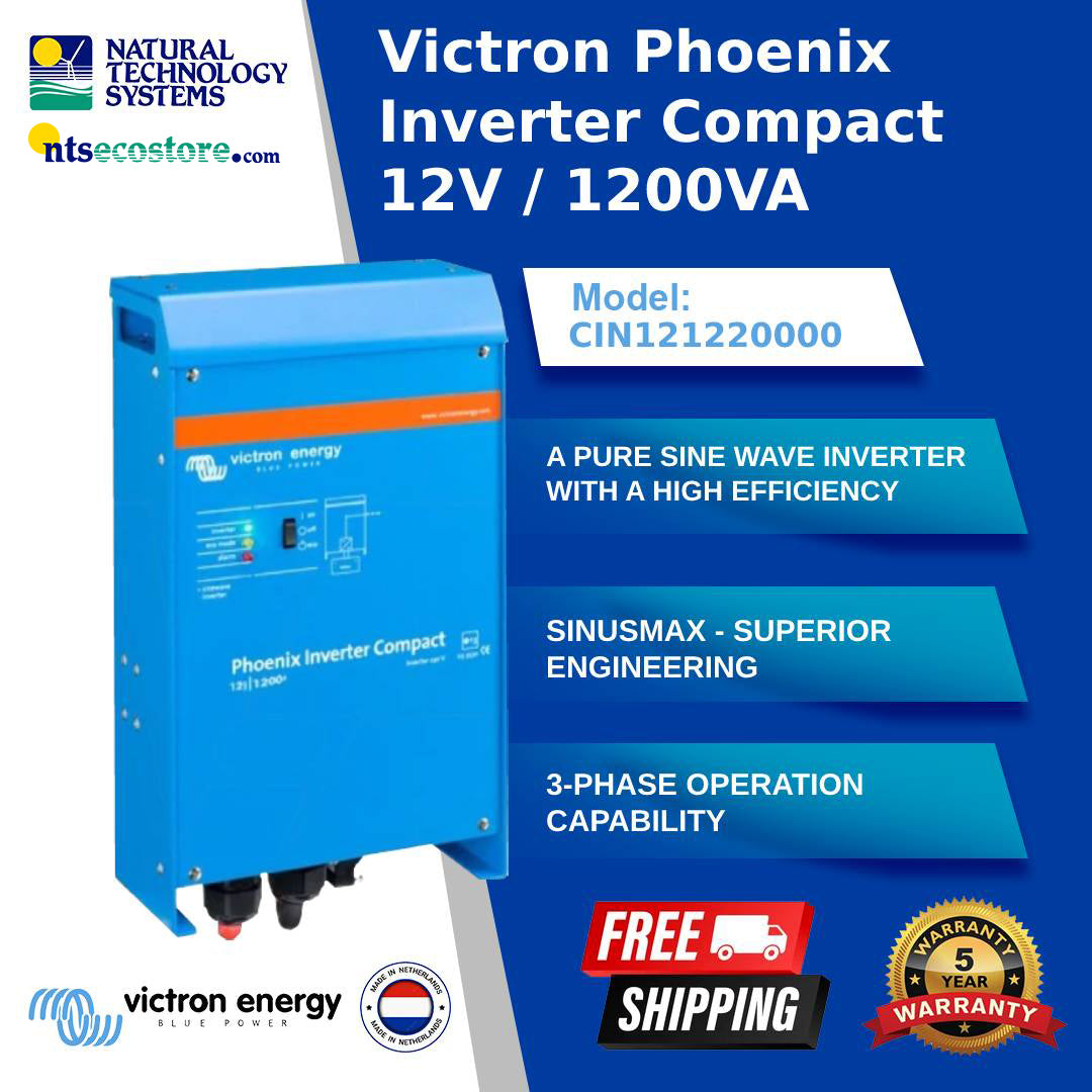 Victron 2000VA Inverter 12V - Smart Pure Sine Wave Phoenix Inverter