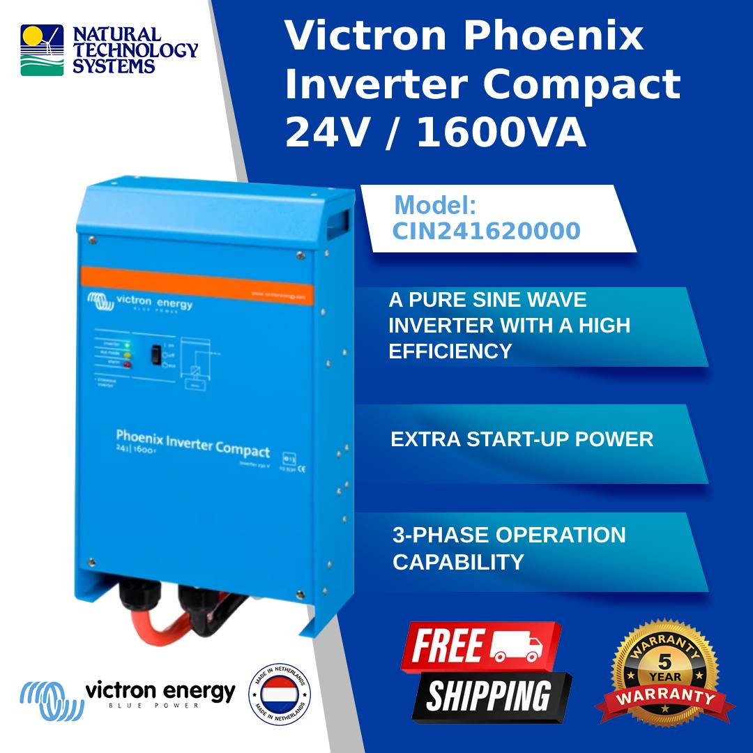 Victron Phoenix Inverter Compact 24V / 1600VA (CIN241620000)