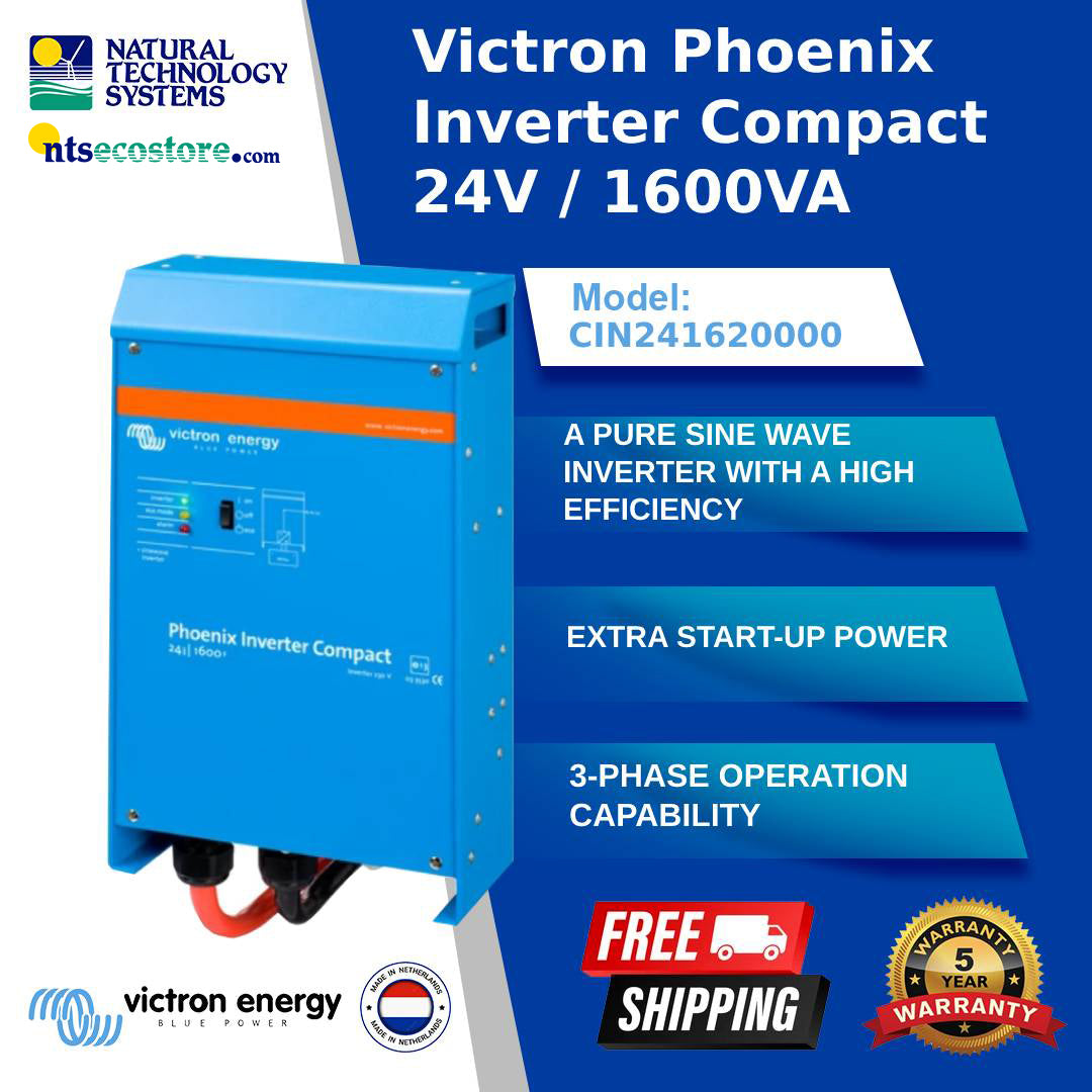 Victron Phoenix Inverter Compact 24V / 1600VA (CIN241620000)