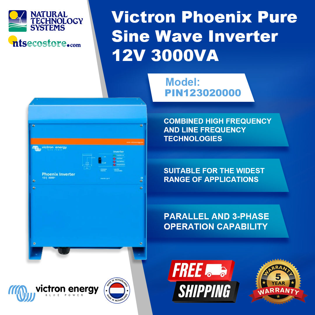 Victron Phoenix Pure Sine Wave Inverter 12V 3000VA (PIN123020000)