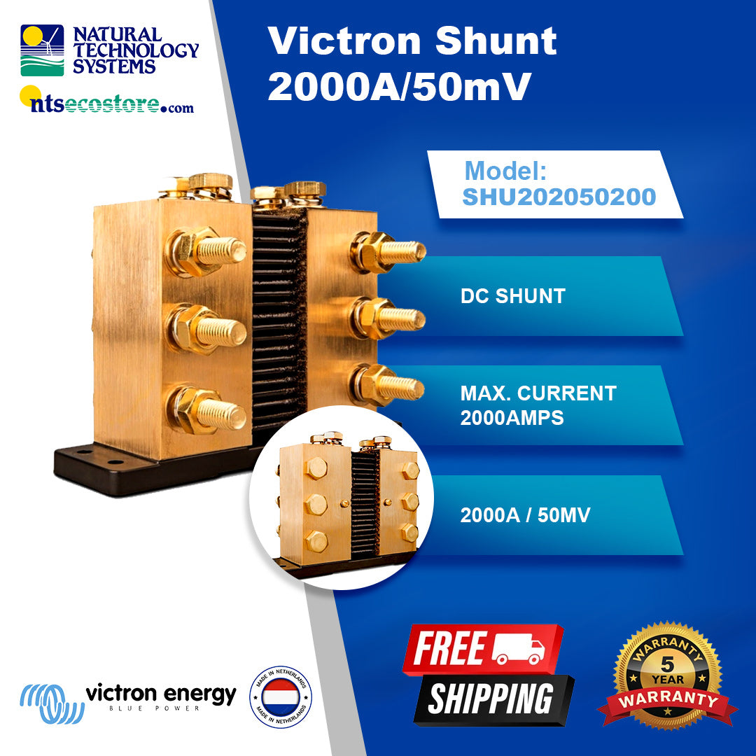 Victron Shunt 1000A/50mV-0,5 / 2xM10 SHU202050200