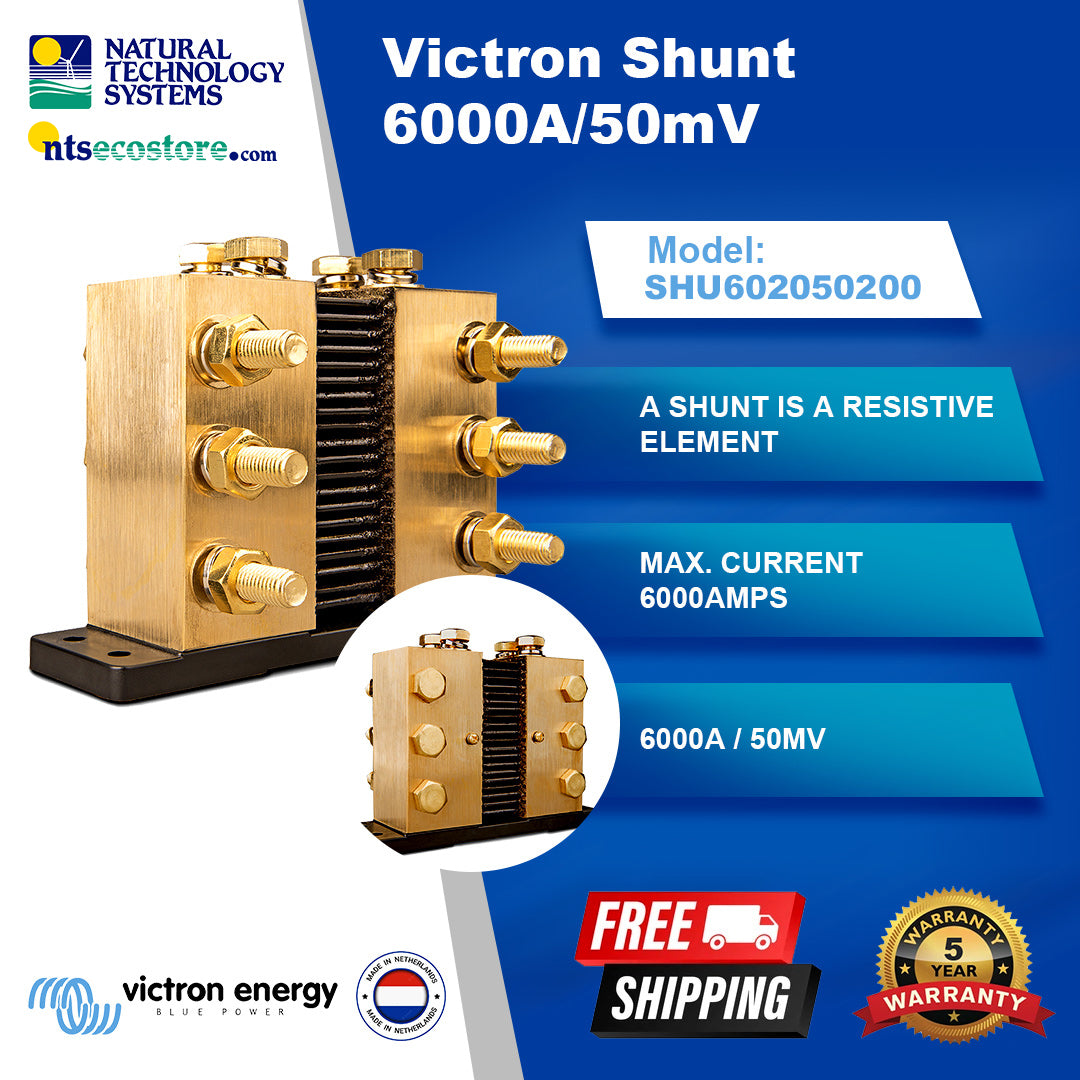 Victron Shunt 6000A/50mV-0,5 / 5xM10 SHU602050200