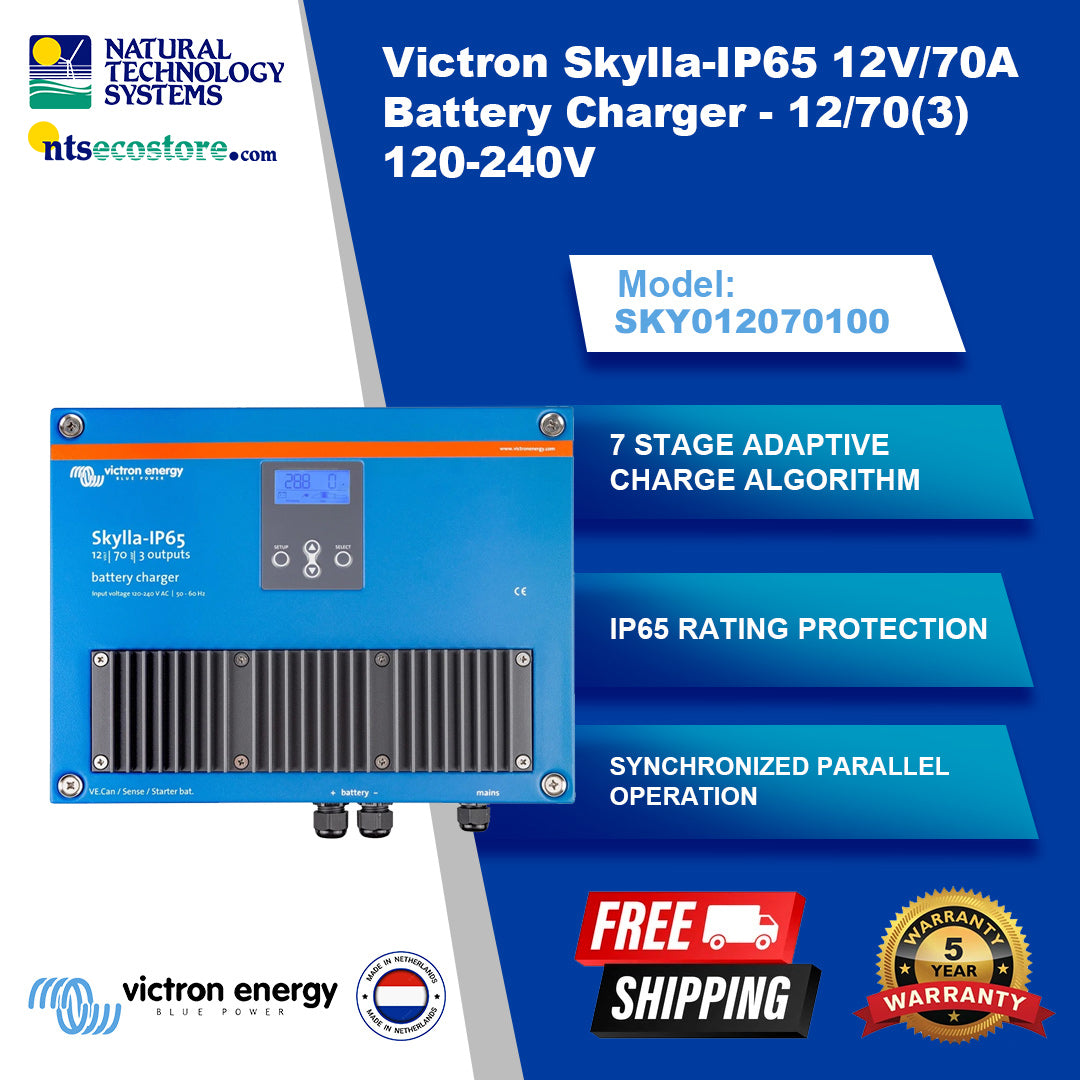 Victron Skylla-IP65 12V/70A Battery Charger (3) SKY012070100