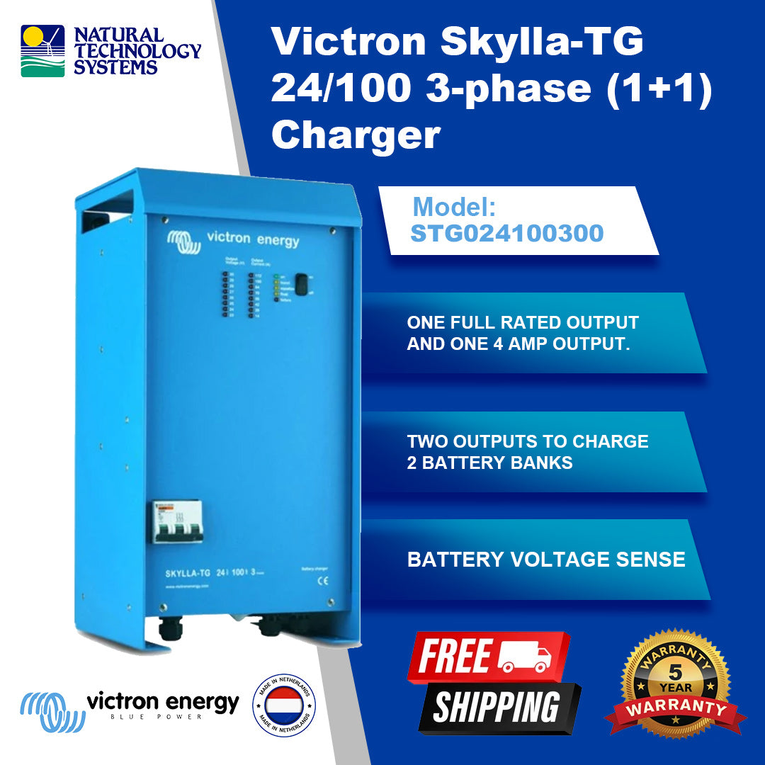 Victron Skylla-TG 3-phase (1+1) Charger 24/100 STG024100300