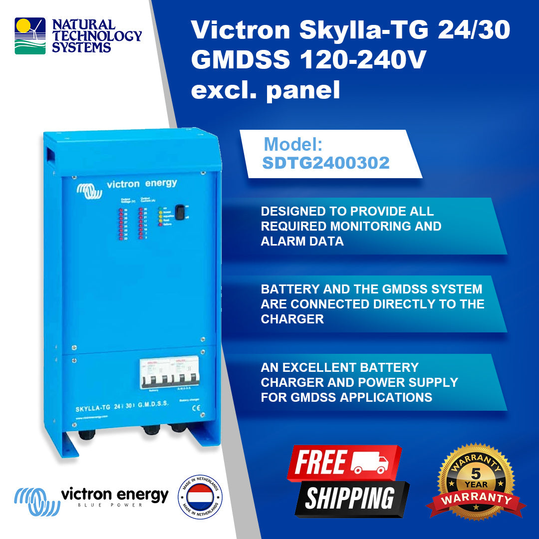 Victron Skylla-TG GMDSS 120-240V excl. Panel 24/30 SDTG2400302