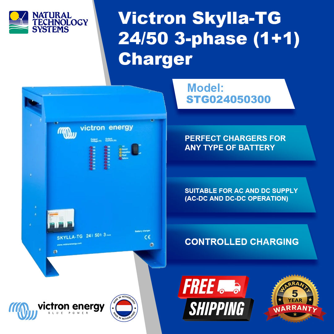 Victron Skylla-TG 3-phase (1+1) Charger 24/50 STG024050300