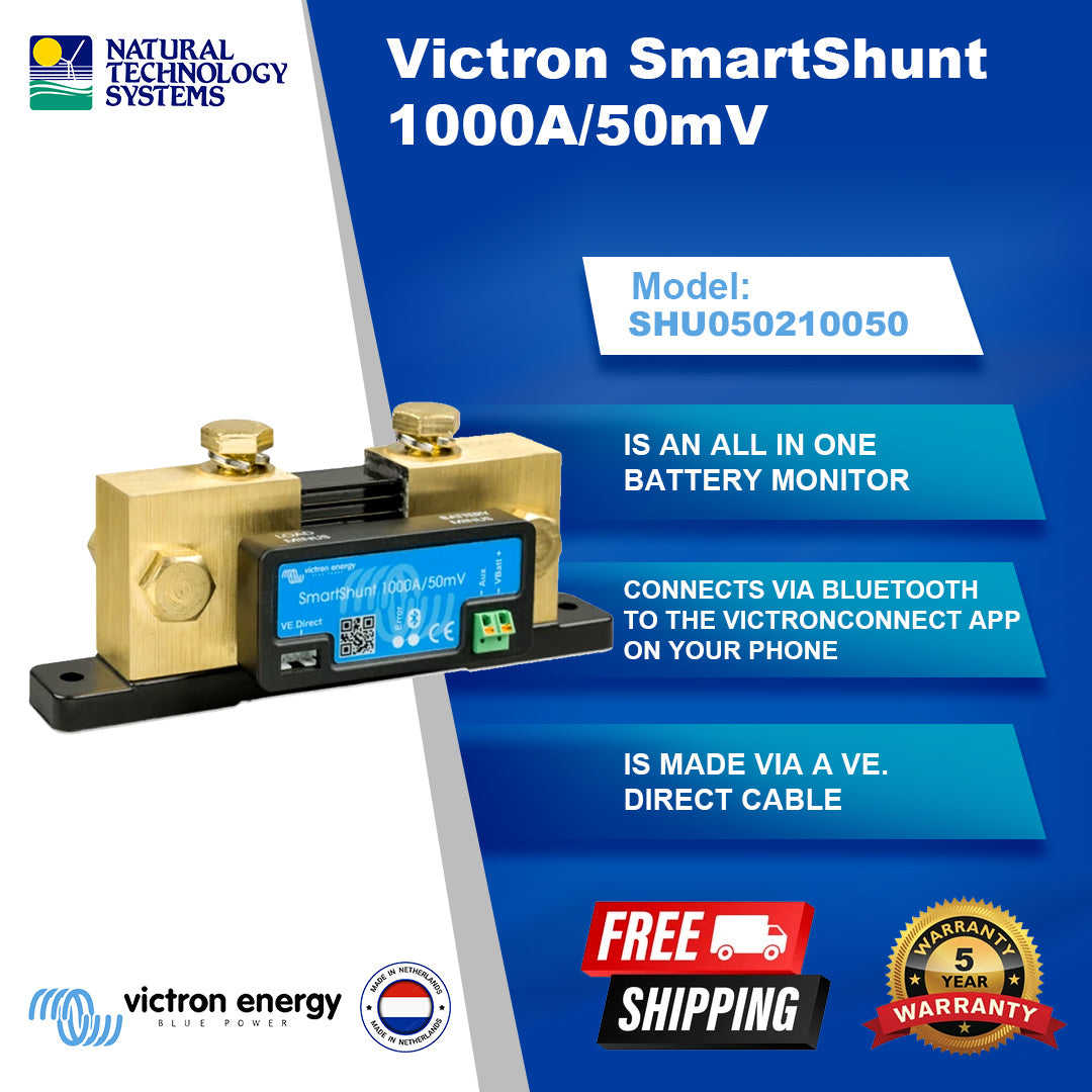 Victron SmartShunt 1000A/50mV SHU050210050
