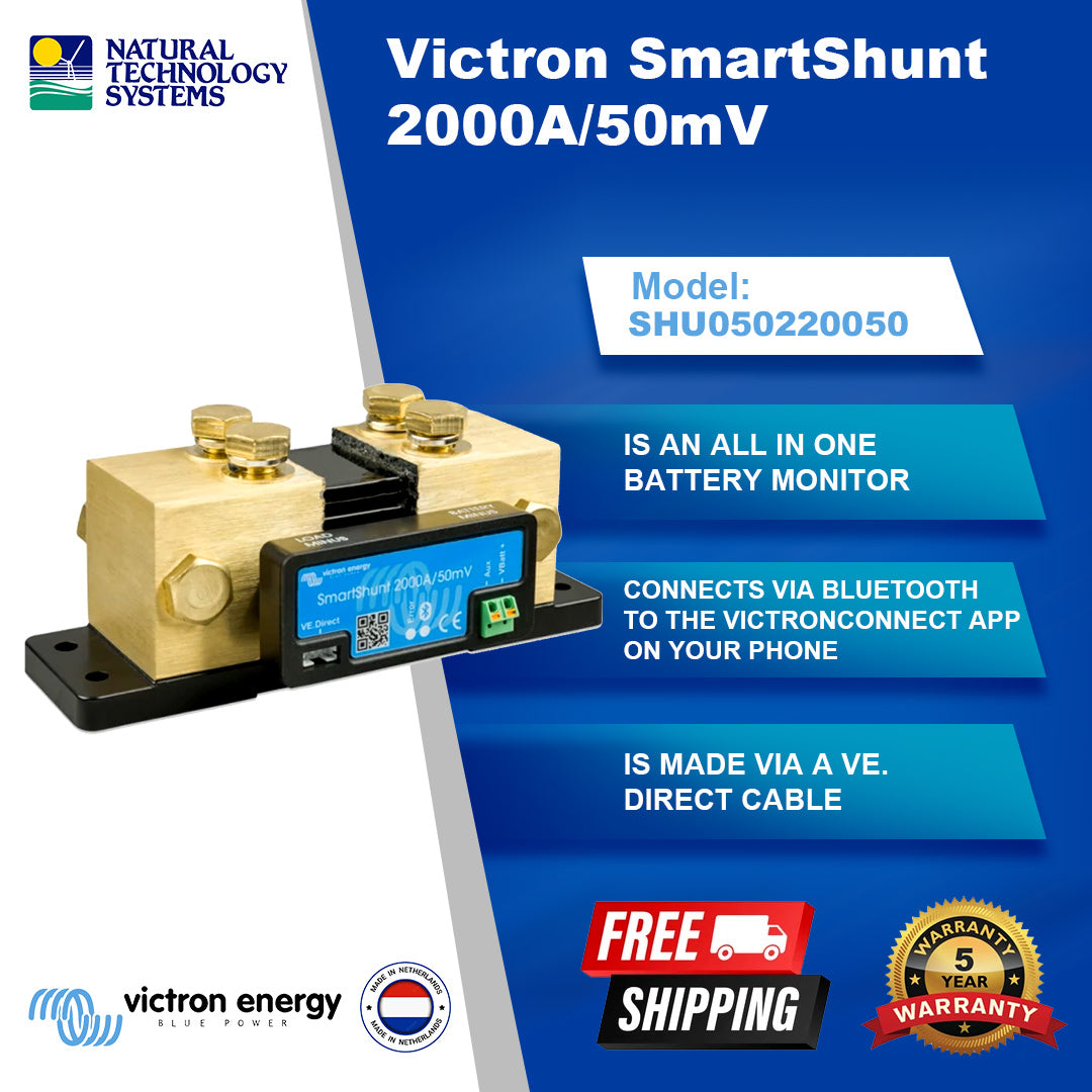 Victron SmartShunt 2000A/50mV SHU050220050