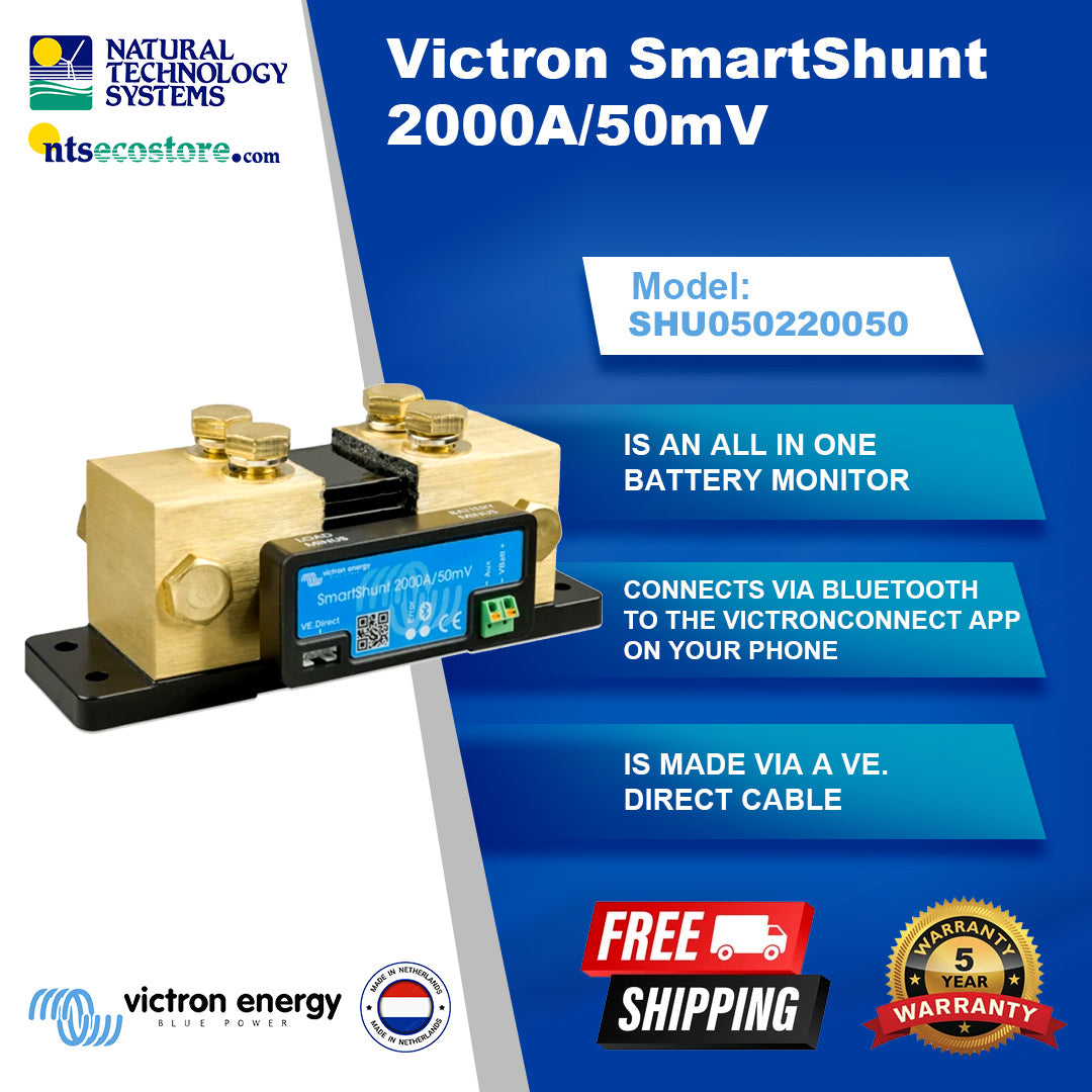 Victron SmartShunt 2000A/50mV SHU050220050