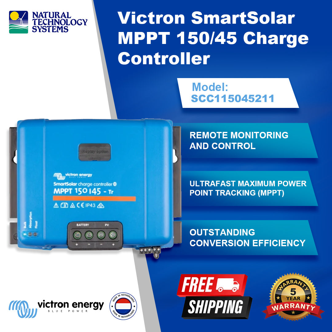 Victron SmartSolar MPPT 150/45 Charge Controller (SCC115045211)