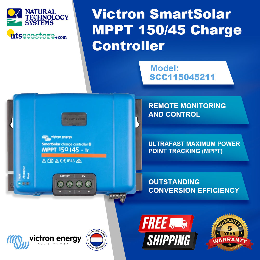 Victron SmartSolar MPPT 150/45 Charge Controller (SCC115045211)