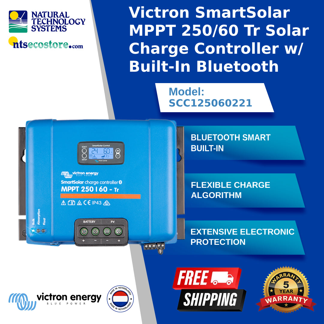 Victron SmartSolar MPPT 250/60 TR Bluetooth Charge Controller SCC125060221
