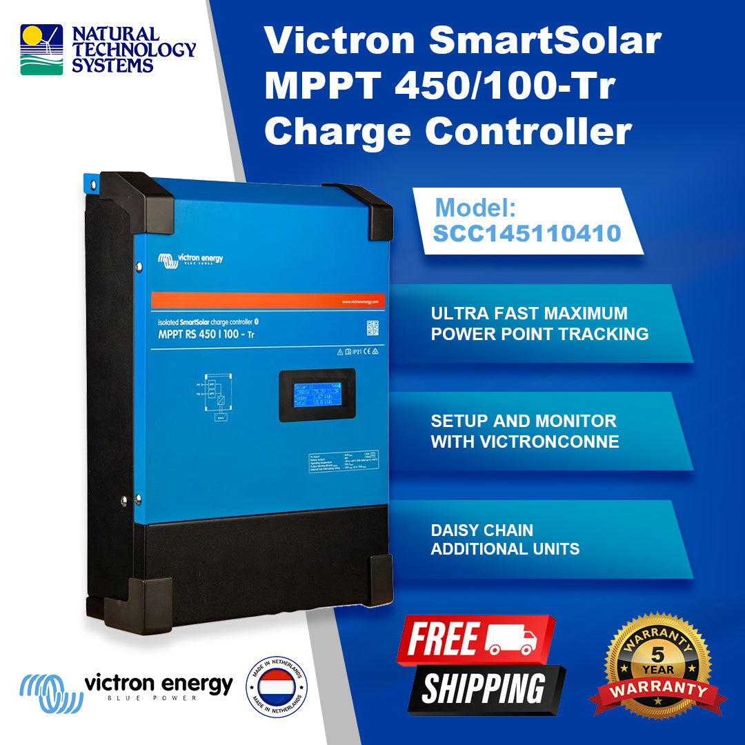 Victron SmartSolar MPPT RS Solar Charge Controller 450/100-Tr SCC145110410