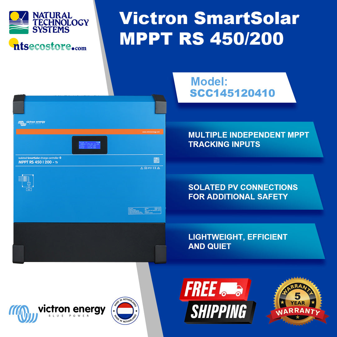 Victron SmartSolar MPPT RS Solar Charge Controller 450/200-Tr SCC145120410
