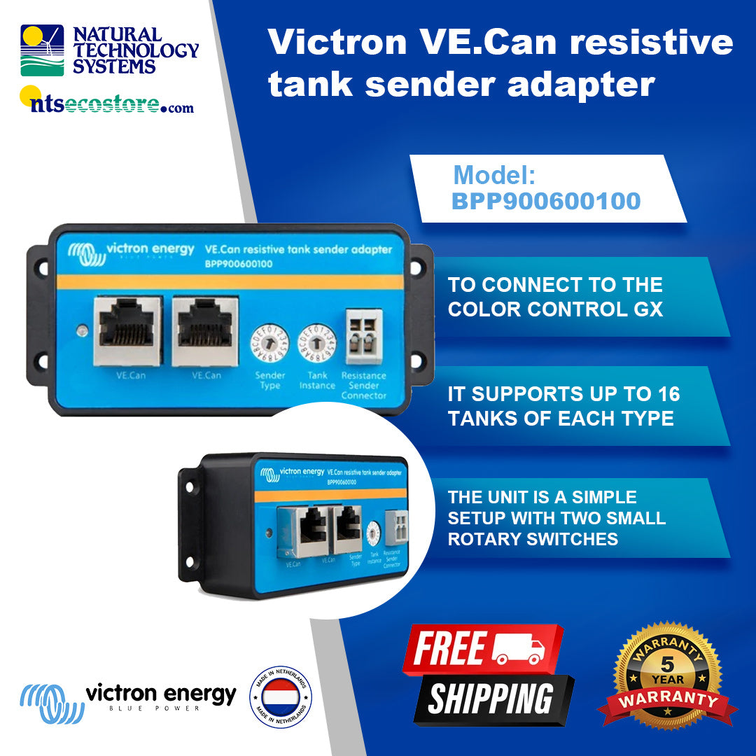 Victron VE.Can Resistive Tank Sender Adapter BPP900600100