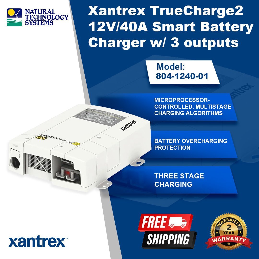 Xantrex TRUECharge2 12V 40A Smart Battery Charger 804-1240-01