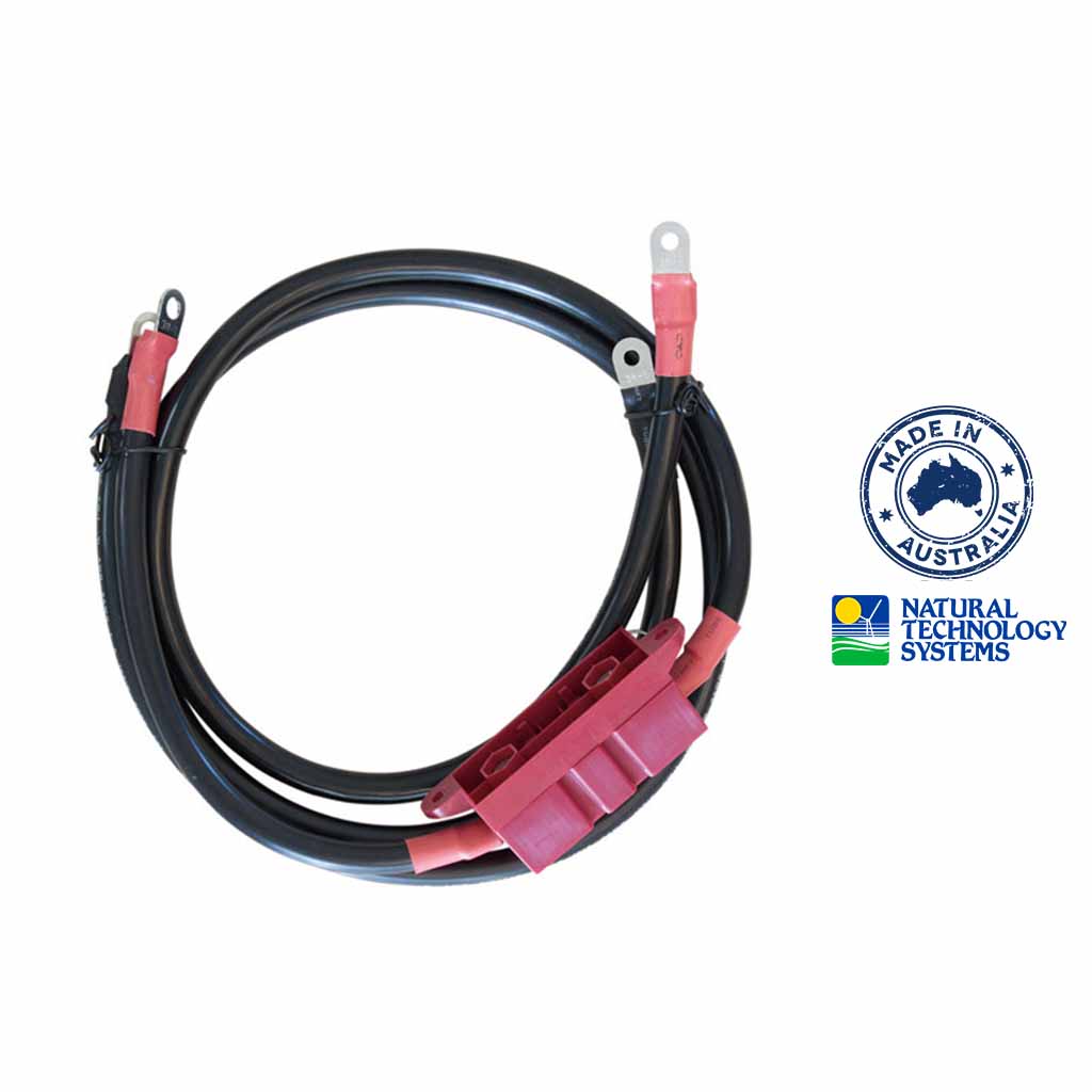 Enerdrive Cable Kit to Suit 2600watt Inverter 95mm2 x 1.2m (EN1226C)