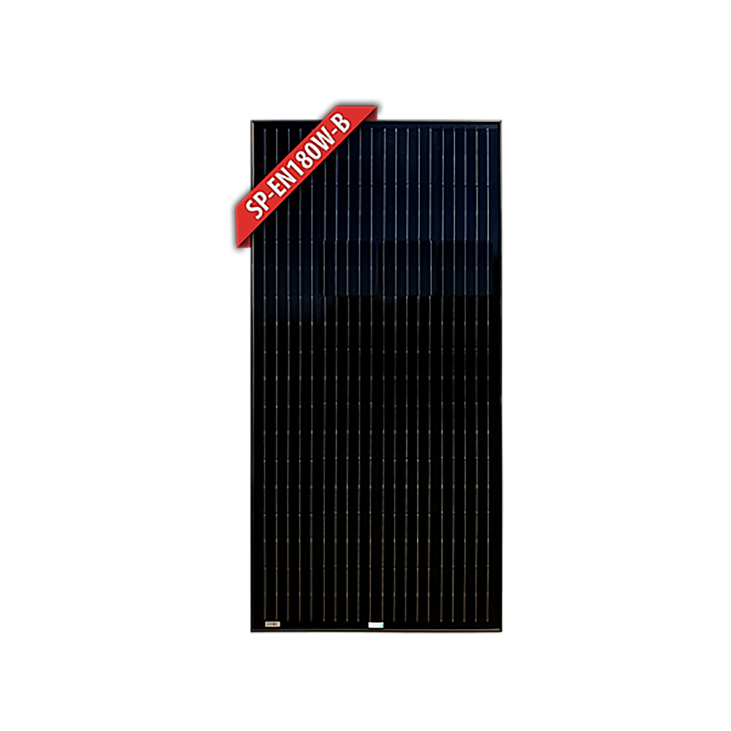 Enerdrive 12V 180W Mono Crystalline Fixed Solar Panel Black Frame (SP-EN180W-B)