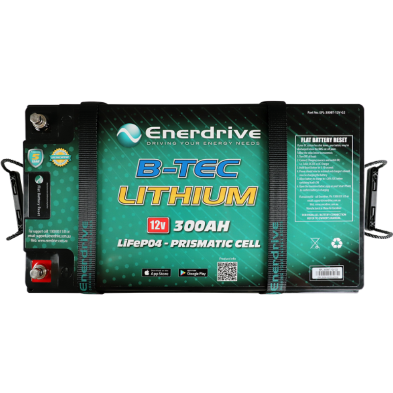 Enerdrive ePOWER Lithium Battery B-TEC 300Ah EPL-300BT-12V-G2